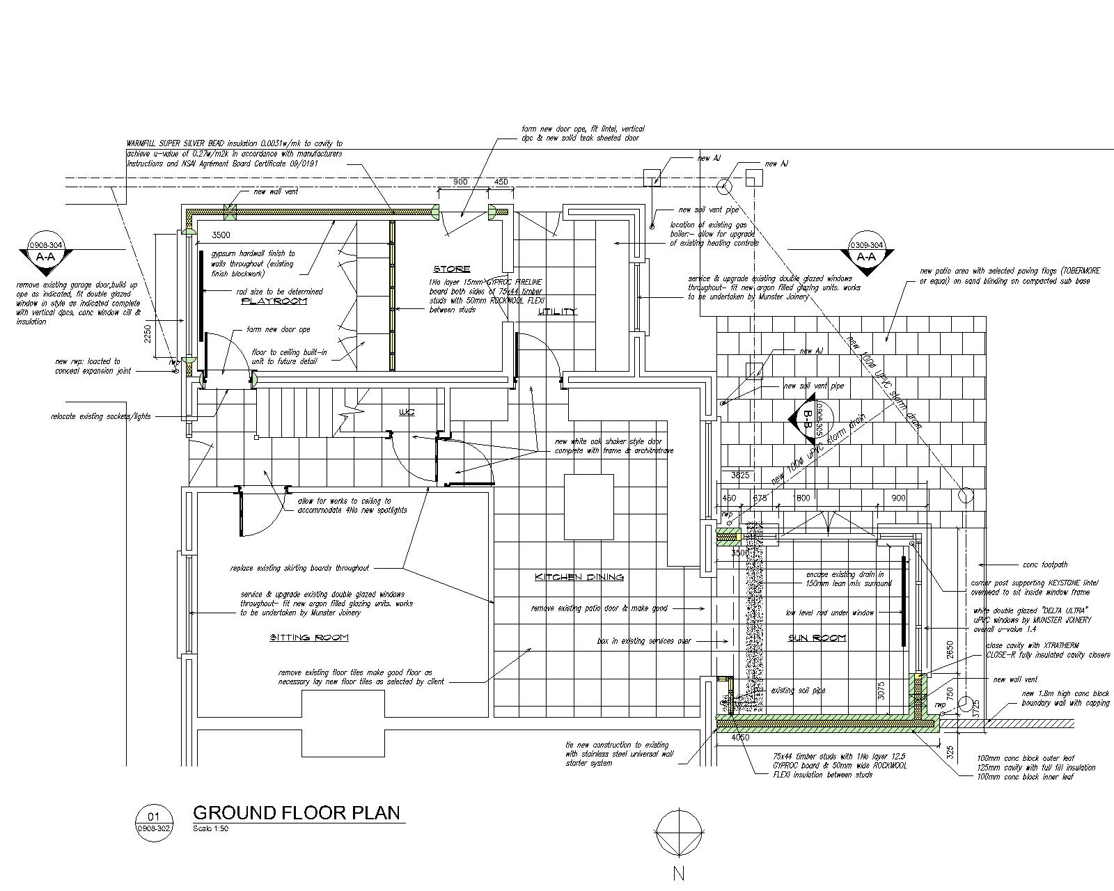 1600x1280 construction drawings clonmelarchtech - Building Construction Drawing