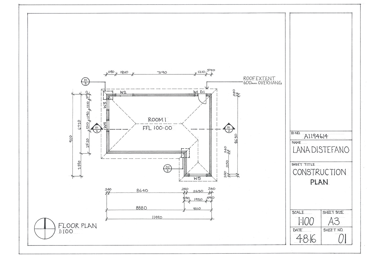 1400x990 hand drawn construction drawings on behance - Building Construction Drawing