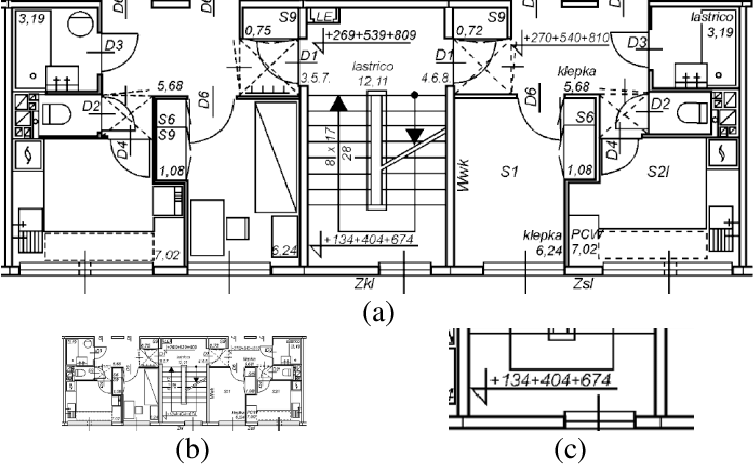 756x468 a an architectural construction drawing of a building - Building Construction Drawing