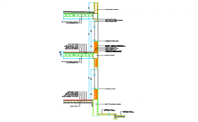 650x400 building section details drawing - Building Details Drawing