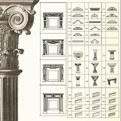 500x500 building details tagged column design cad design free cad - Building Details Drawing