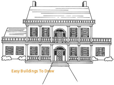 400x297 Easy Buildings To Draw How To Draw Mansions - Building Drawing Easy