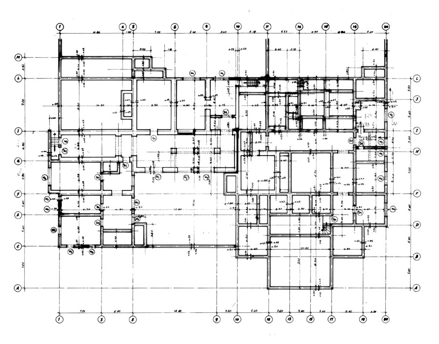 900x707 Working Drawing - Building Drawing Plan