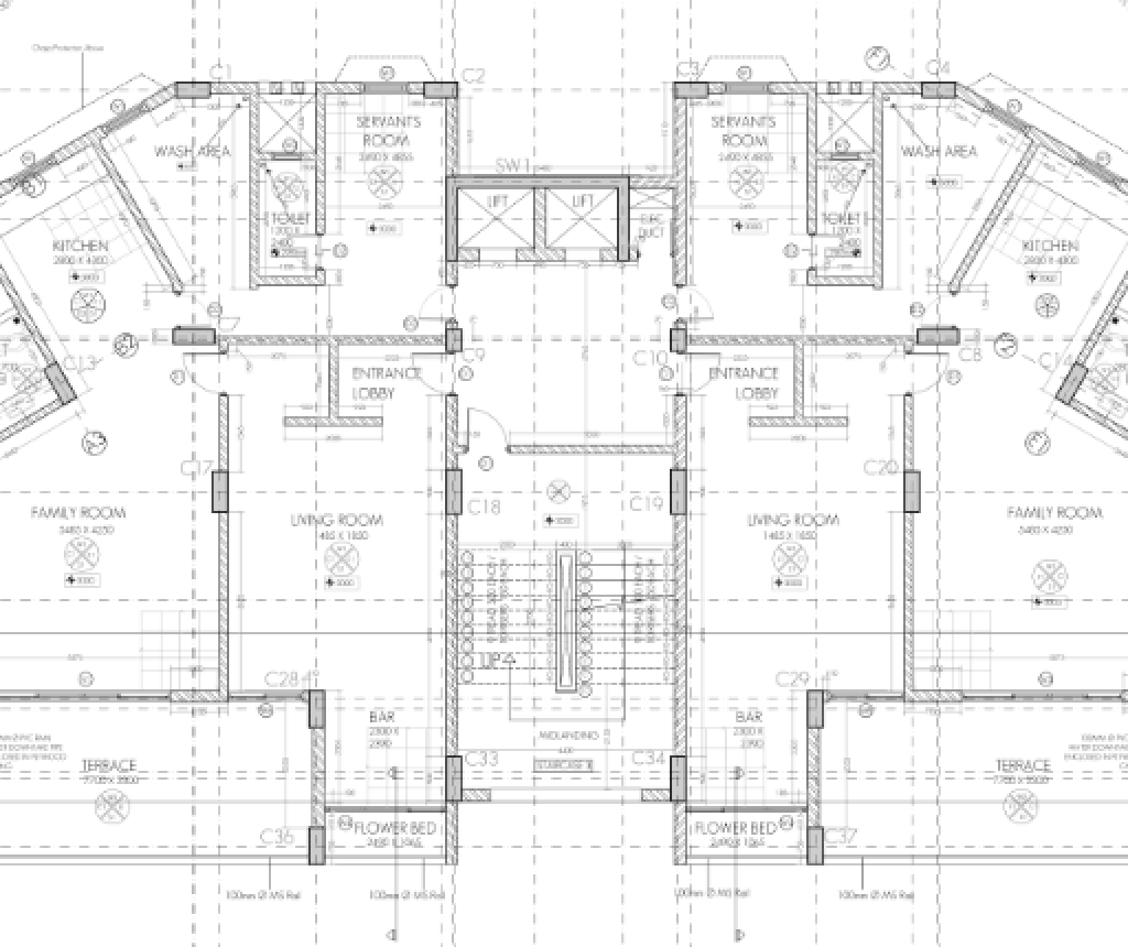 1024x860 Ah - Building Drawing Plan