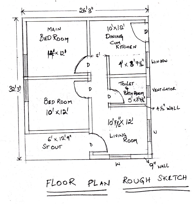 650x688 Autocad Online Tutorials Creating Floor Plan Tutorial In Autocad - Building Drawing Plan