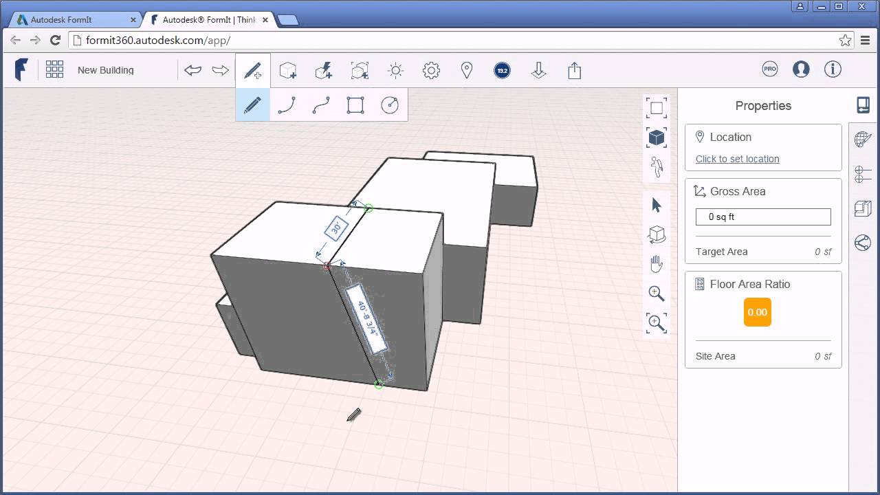 1280x720 Drawing A Building In Autodesk Formit - Building Drawing Program