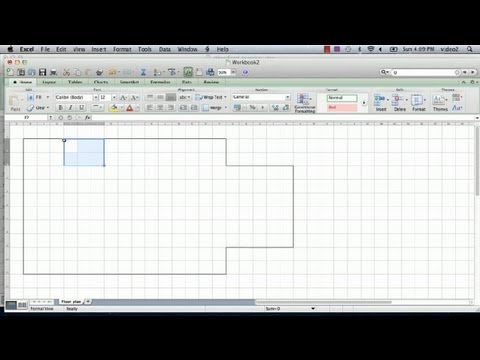480x360 How To Make A Floorplan In Excel Microsoft Excel Tips - Building Drawing Program