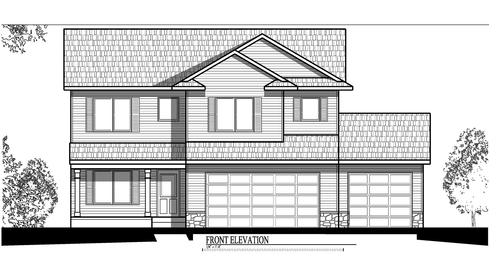 1700x956 Floor Plans For New Homes In Iowa City - Building Elevation Drawing
