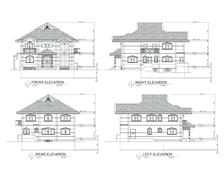 Building Elevation Drawing at PaintingValley.com | Explore collection ...