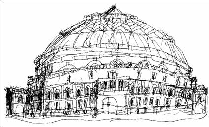 424x259 Childrens Art - Building Line Drawing