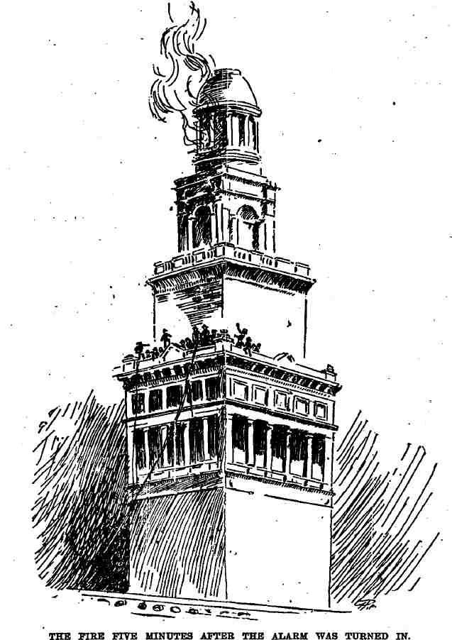 637x902 the july cold storage fire - Building On Fire Drawing