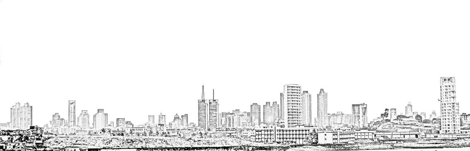 Building Skyline Drawing
