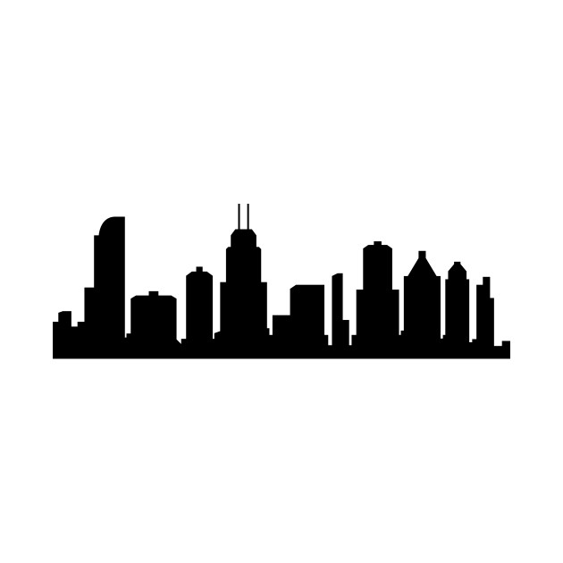 630x630 Chicago Skyline - Building Skyline Drawing