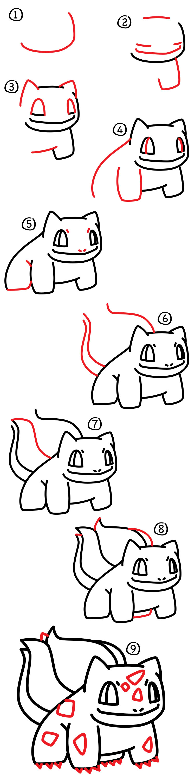 750x2977 How To Draw Bulbasaurufeff Pokemon - Bulbasaur Drawing