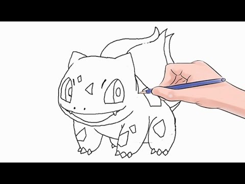 480x360 How To Draw The Pokemon Bulbasaur Easy Step - Bulbasaur Drawing