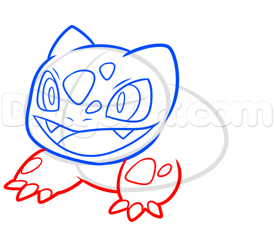 1041x876 Draw Bulbasaur From Pokemon Go, Step - Bulbasaur Drawing