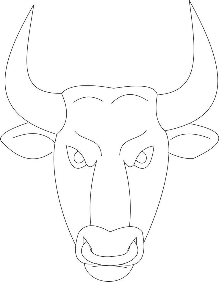 Bull Drawing For Kids