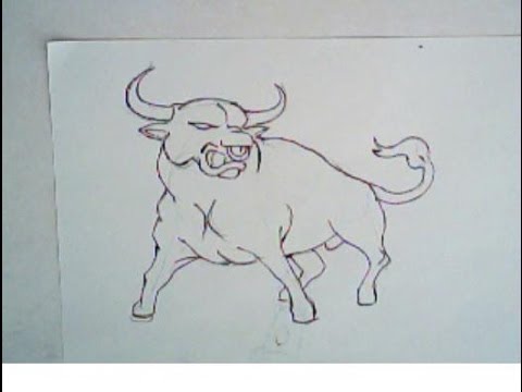 480x360 How To Draw An Angry Bull - Bull Drawing For Kids