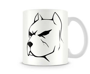 300x248 Dog Animal Lovers Mug - Bull Face Drawing