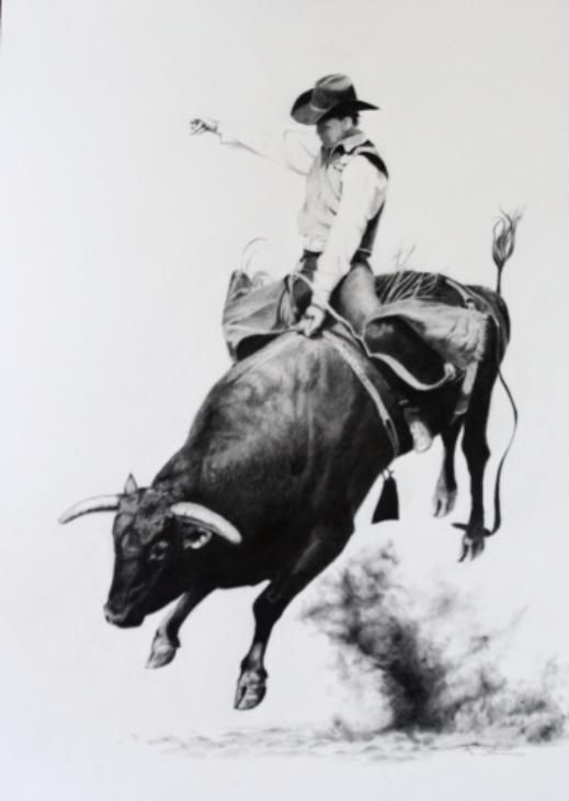 519x731 bull riding drawings bull rider bullriding quotes - Bull Riding Drawing