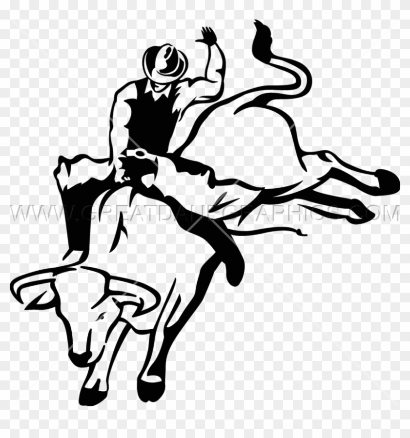 840x898 Bull Rider Image Free Stock Huge - Bull Riding Drawing