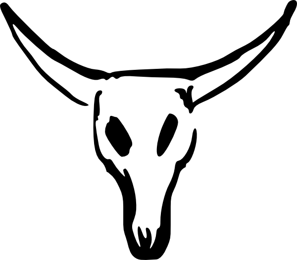 600x525 Cow Skull Drawing - Bull Skull Drawing