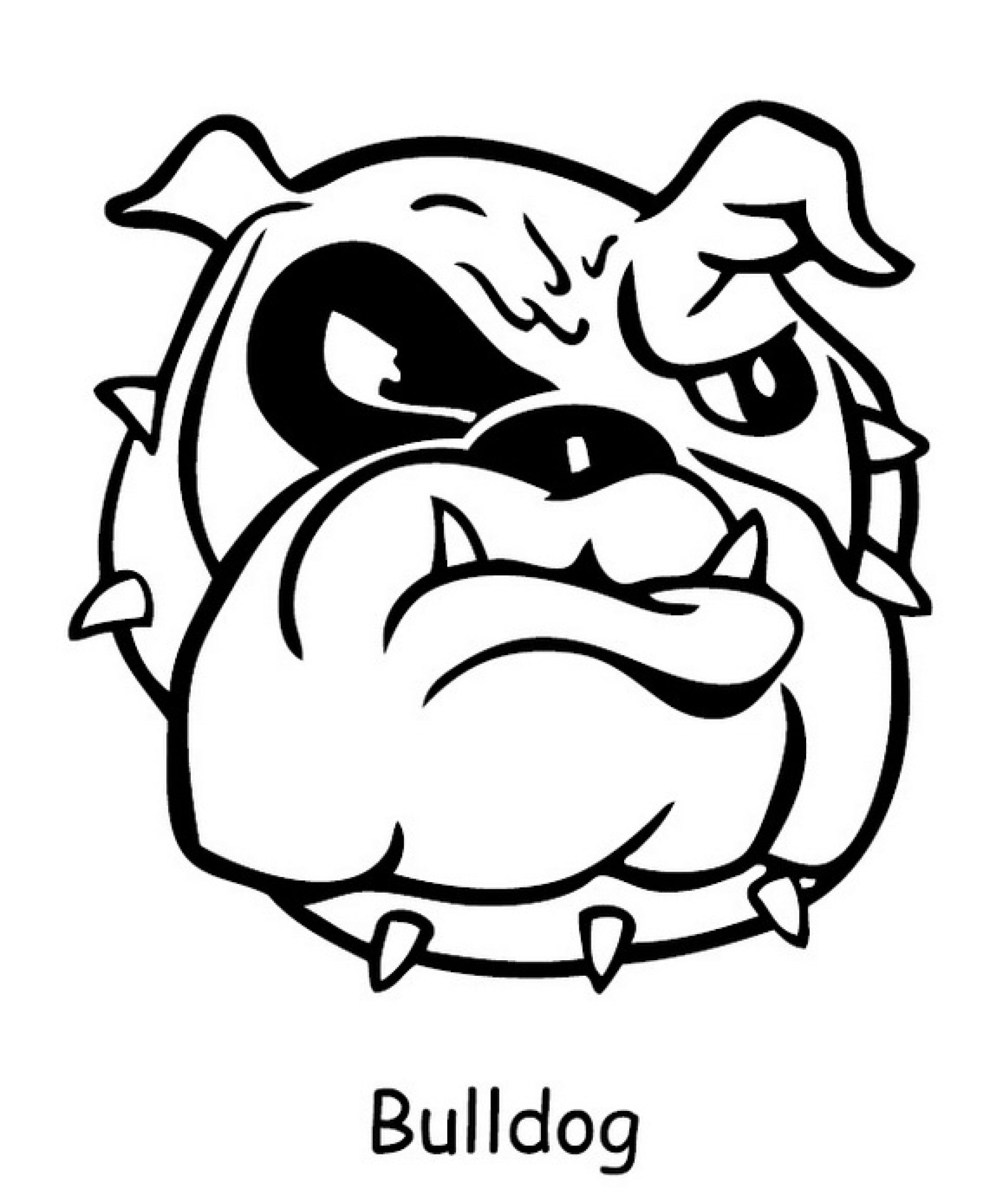 1890x2316 Printable Coloring Pages Of Bulldog Coloring Pages - Bulldog Cartoon Drawing