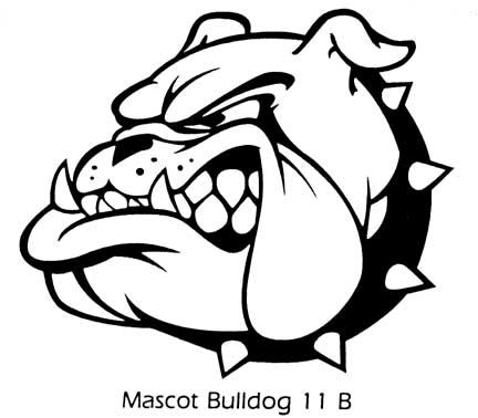 432x378 Bulldog Drawings Mascot Sketch Coloring - Bulldog Drawing