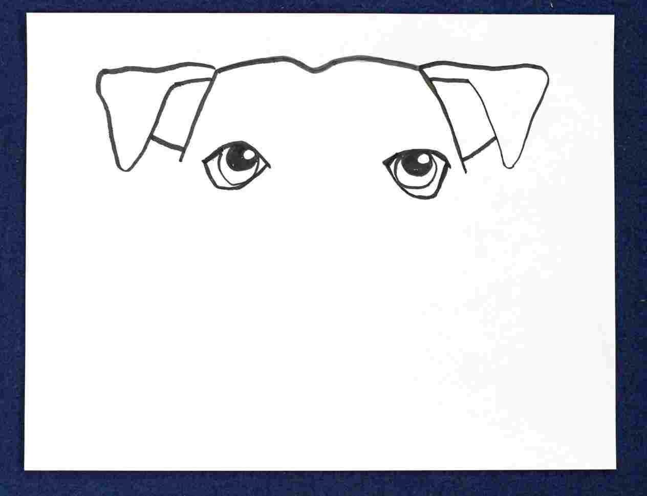 1264x969 easy bulldog drawing to draw bulldog precious easy step - Bulldog Drawing Easy