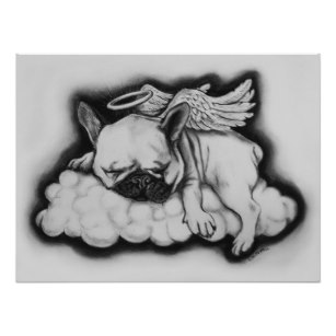 307x307 French Bulldog Drawings Art Wall - Bulldog Drawings Images