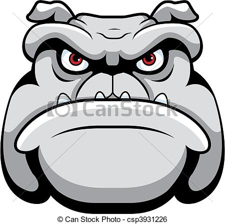 450x447 bulldog face a cartoon face and head of a bulldog - Bulldog Face Drawing