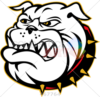 340x328 Stock Illustration Of Retro Cartoon Drawing Of Angry Bulldog Head - Bulldog Head Drawing