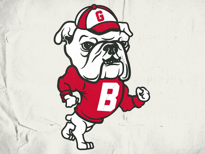 800x600 bulldog mascot - Bulldog Mascot Drawing