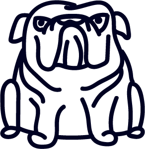 292x301 bulldogs mascot doodle - Bulldog Mascot Drawing