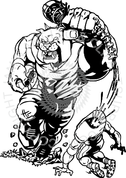 256x361 Collection Of Free Bulldog Drawing Football Download On Ui Ex - Bulldog Mascot Drawing