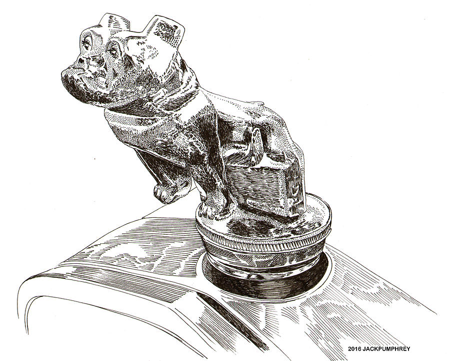 900x721 mack truck bulldog mascot drawing - Bulldog Mascot Drawing