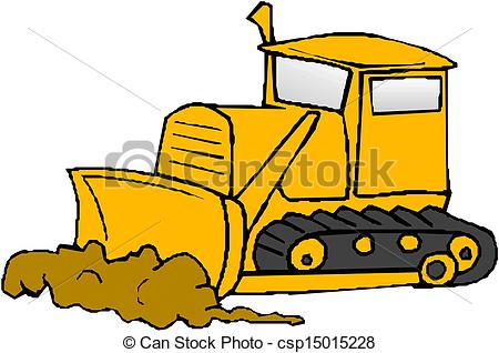 450x318 bulldozer clipart - Bulldozer Drawing
