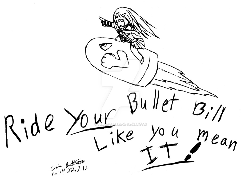 1024x758 bullet bill ride - Bullet Bill Drawing