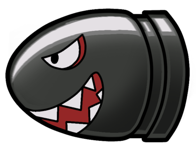 400x311 collection of free bullet drawing super mario download on ui ex - Bullet Bill Drawing