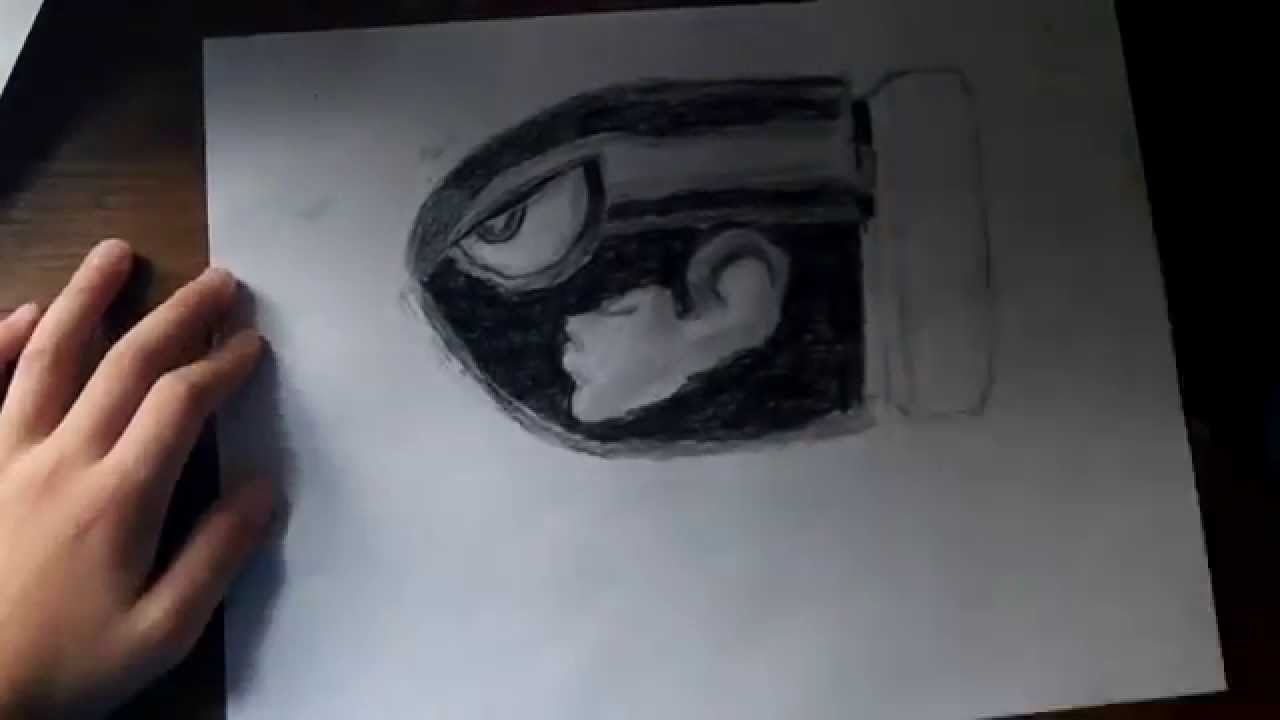 1280x720 drawing bullet bill from super mario - Bullet Bill Drawing