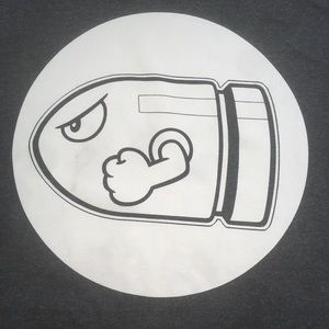 300x300 shirts super mario bros bullet bill mens tshirt size l poshmark - Bullet Bill Drawing