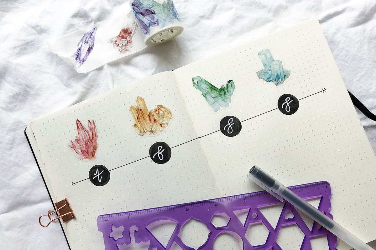 1200x800 beautiful bullet journal tips for people who can't draw - Bullet Drawing