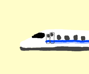 300x250 Bullet Train Drawing - Bullet Train Drawing