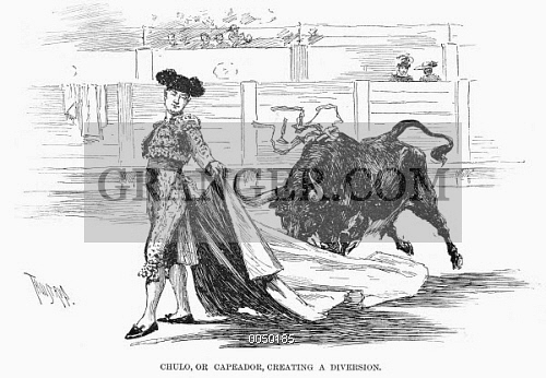 500x346 image of spain bullfighting - Bullfighting Drawing