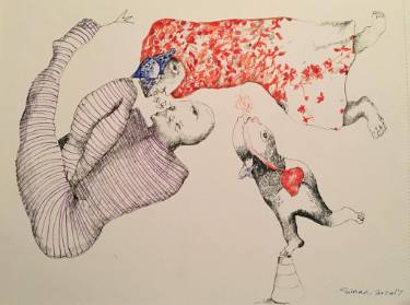 375x279 bull fighting drawing - Bullfighting Drawing