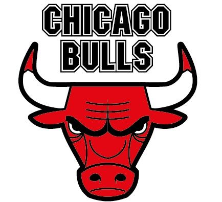 434x395 chicago bulls logo vector free download, logo, icons, brand - Bulls Logo Drawing