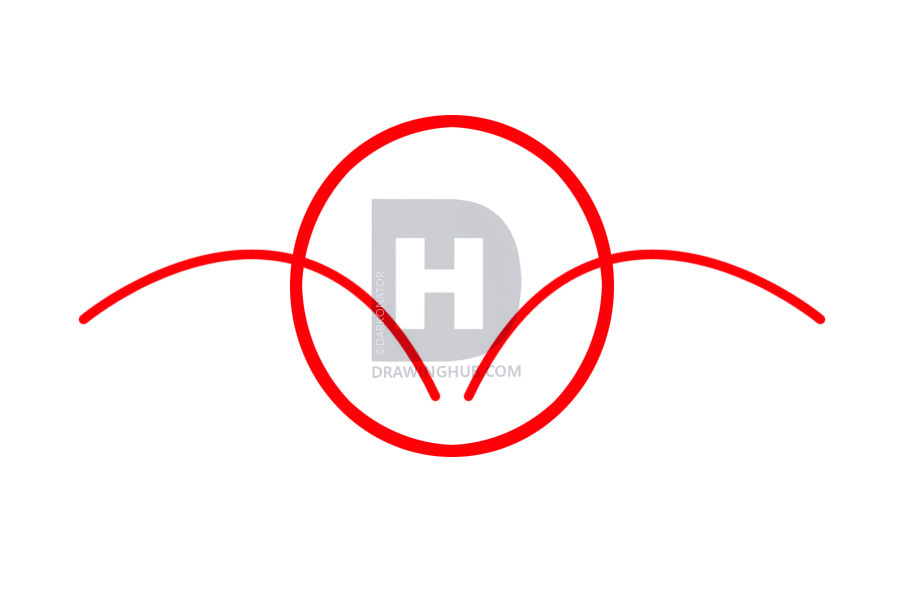 902x598 how to draw red bull, red bull logo, step - Bulls Logo Drawing