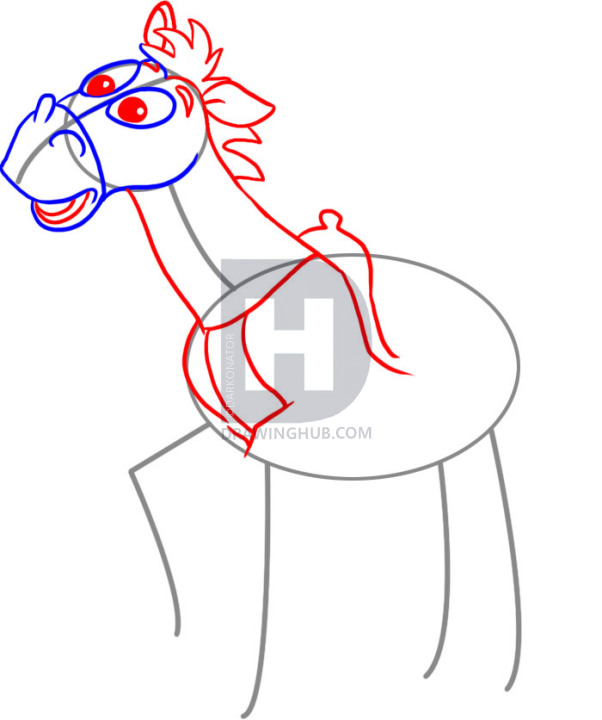 602x720 how to draw bullseye, step - Bullseye Drawing