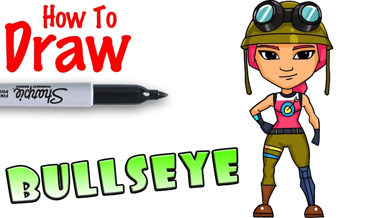 1280x720 how to draw bullseye fortnite - Bullseye Drawing