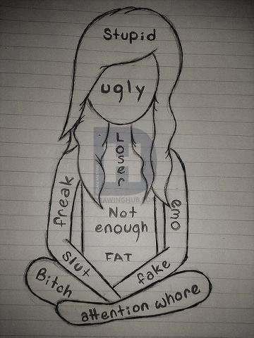 360x480 bullying drawing - Bullying Drawing